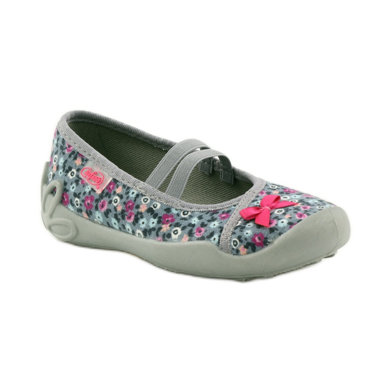 Zapatillas casa niña pradera Befado 116x227 rosado gris 1