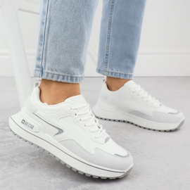 Big Star Zapatos deportivos femeninos blancos grandes estrellas rr274a213 5