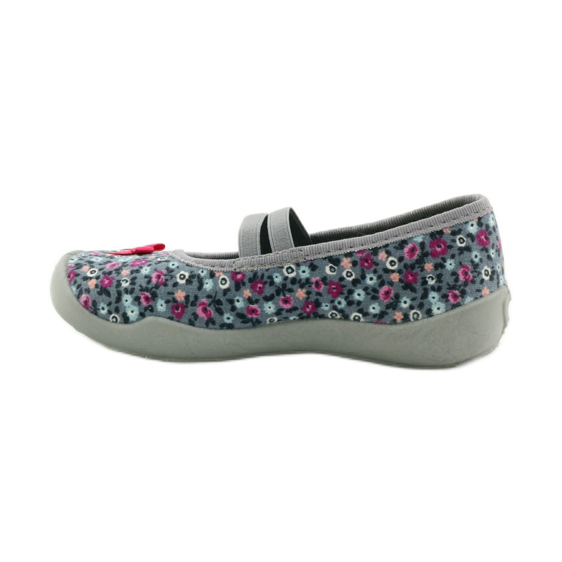 Zapatillas casa niña pradera Befado 116x227 rosado gris 2