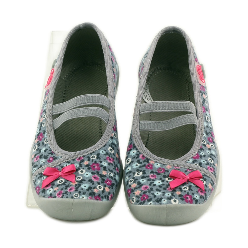 Zapatillas casa niña pradera Befado 116x227 rosado gris 4