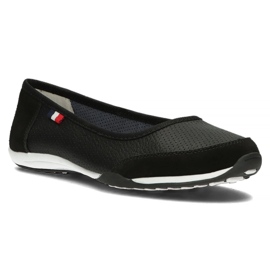 Filippo Zapatillas de deporte de cuero DP142/24 BK Negro perforado blanco 5
