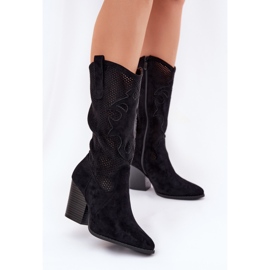 Botas abiertas en la publicación S.Barski HY51-606 Negro 2