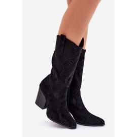 Botas abiertas en la publicación S.Barski HY51-606 Negro 1