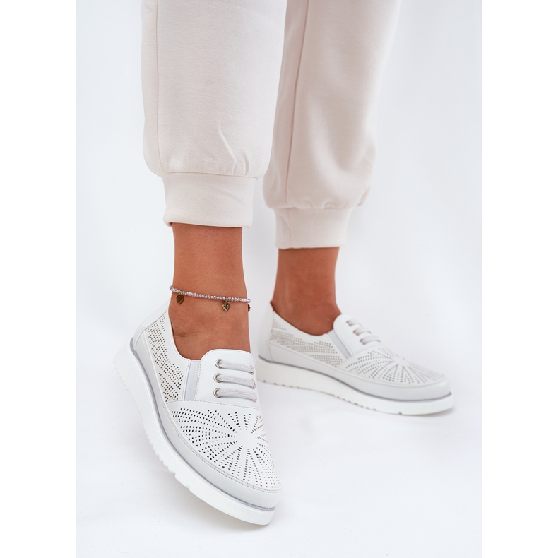 Evento Los zapatos de mujer se resbalaron blancos 2 Evento Los zapatos de mujer se resbalaron blancos 2