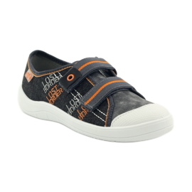 Zapatillas zapatillas de deporte de los niños nabos Befado gris naranja negro 1