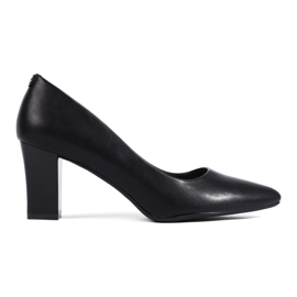 Zapatos de salón de tacón negros para mujer de Sergio Leone 4