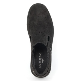 KOMODO Zapatos mocasines hombre piel 864 Negro 6