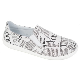 Pollonus Mujeres de cuero descalzo blanco 8