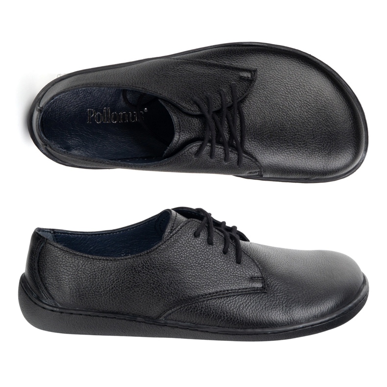 Pollonus Pollono de cuero para mujeres 5-1288-027 Black Verona negro 1