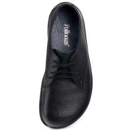 Pollonus Pollono de cuero para mujeres 5-1288-027 Black Verona negro 9