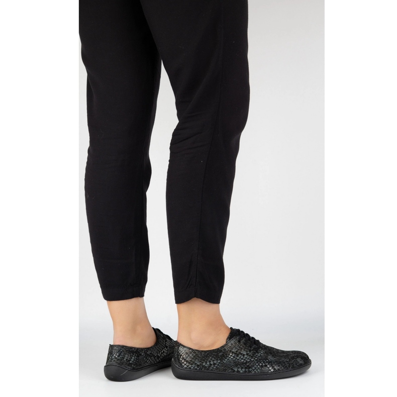 Pollonus Cuero para mujeres Pollono 5-1288-028 Manguera negra negro 1