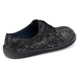 Pollonus Cuero para mujeres Pollono 5-1288-028 Manguera negra negro 7