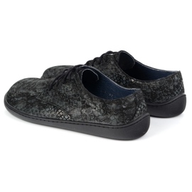 Pollonus Cuero para mujeres Pollono 5-1288-028 Manguera negra negro 9