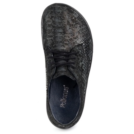 Pollonus Cuero para mujeres Pollono 5-1288-028 Manguera negra negro 10