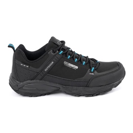 Zapatos de trekking para hombre DK negro 4