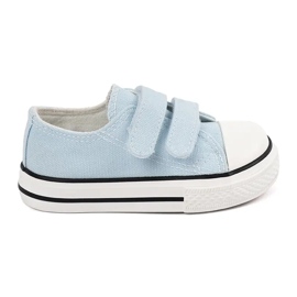 Deportivas infantiles Vico con cierre de velcro azul 1