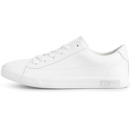Big Star Zapatos para hombres grandes estrellas nn174250 zapatillas blancas blanco 4