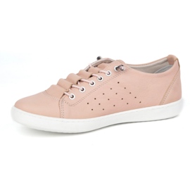 Vriston Zapatos de cuero para mujeres 081 Polvo de rosa rosado 1