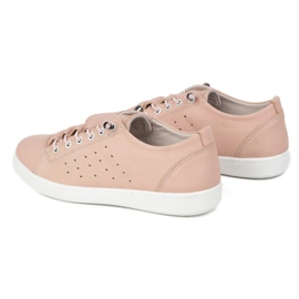 Vriston Zapatos de cuero para mujeres 081 Polvo de rosa rosado 5