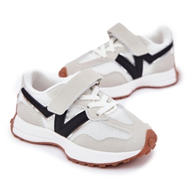 Zapatillas Deportivas Infantiles con Velcro, Gris 9