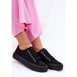 Zapatillas de deporte de material para mujeres Big Star RR274403 Negro 7