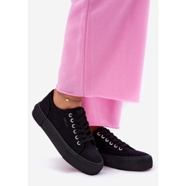 Zapatillas de deporte de material para mujeres Big Star RR274403 Negro 1 Zapatillas de deporte de material para mujeres Big Star RR274403 Negro 1