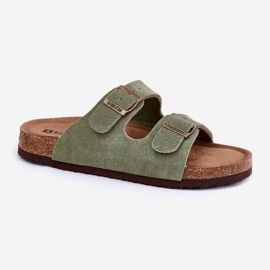 Flip folladas de gamuza para mujeres con Big Star RR274A393 abrazaderas verdes 4