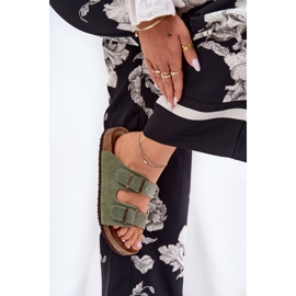 Flip folladas de gamuza para mujeres con Big Star RR274A393 abrazaderas verdes 5