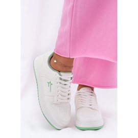 Zapatillas de deporte femenino Big Star RR274A246 Sistema de alta poli Sistema blanco 3
