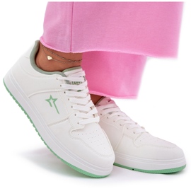 Zapatillas de deporte femenino Big Star RR274A246 Sistema de alta poli Sistema blanco 8