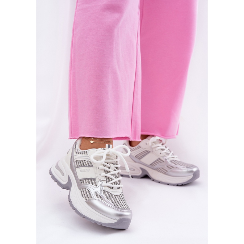 Zapatillas de deporte femenino Big Star RR274A195 White blanco 2