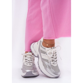 Zapatillas de deporte femenino Big Star RR274A195 White blanco 3