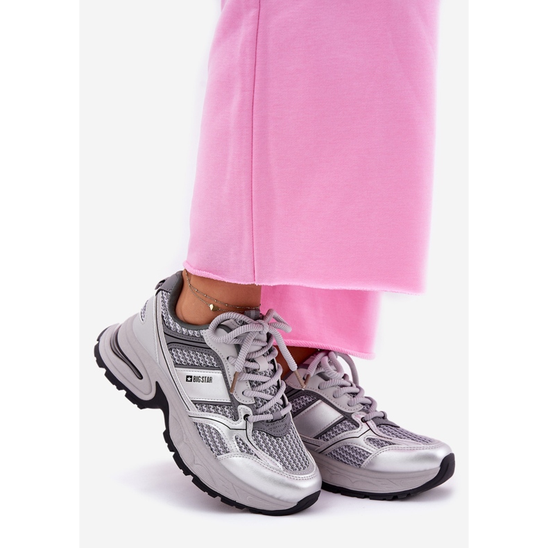 Zapatillas de deporte femenino Big Star RR274A193 Gray gris 1