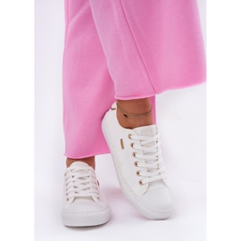 Zapatillas de deporte de material para mujeres Big Star RR274766 White blanco 3