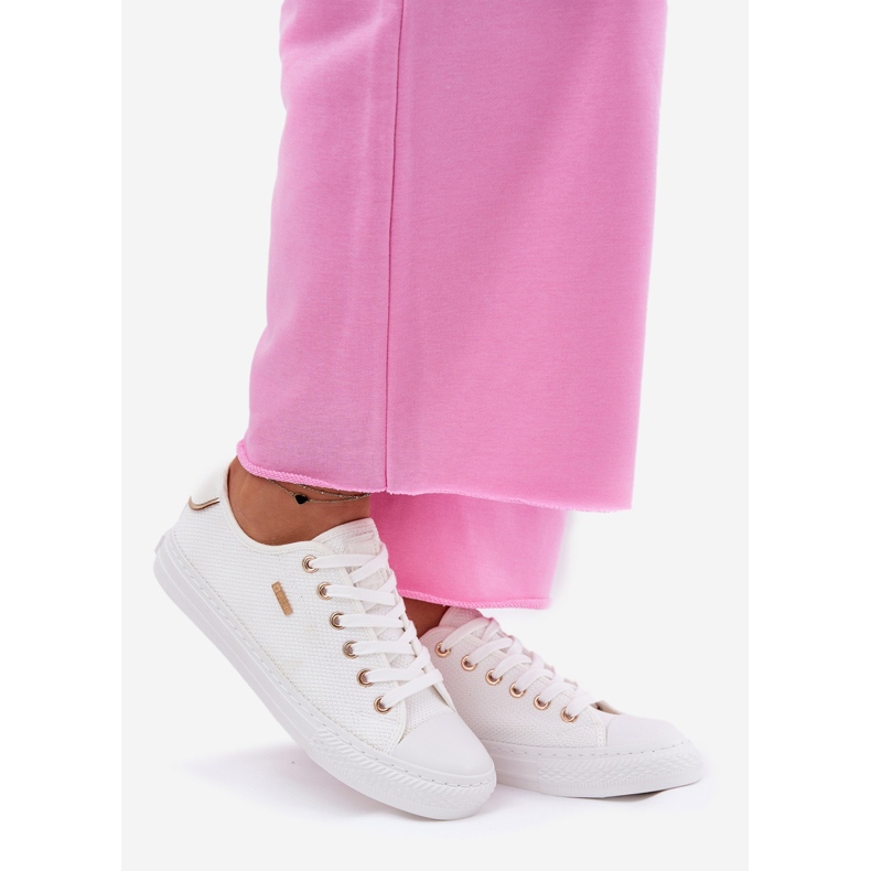 Zapatillas de deporte de material para mujeres Big Star RR274766 White blanco 1