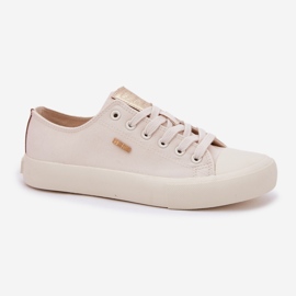 Zapatillas de deporte de material para mujeres Big Star RR274768 beige 9