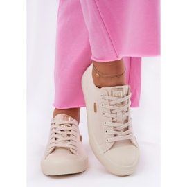 Zapatillas de deporte de material para mujeres Big Star RR274768 beige 8