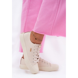 Zapatillas de deporte de material para mujeres Big Star RR274768 beige 11