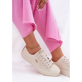 Zapatillas de deporte de material para mujeres Big Star RR274768 beige 13