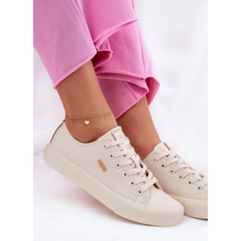 Zapatillas de deporte de material para mujeres Big Star RR274768 beige 14