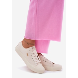 Zapatillas de deporte de material para mujeres Big Star RR274768 beige 1