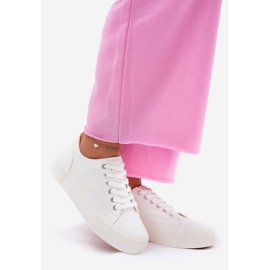 Zapatillas de deporte de material para mujeres Big Star RR274405 White blanco 1