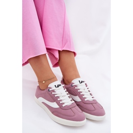 Zapatillas de deporte para mujeres Lee Lian Women Low 50251005.72g Purple violeta 17