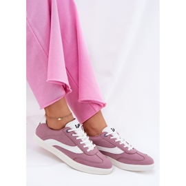 Zapatillas de deporte para mujeres Lee Lian Women Low 50251005.72g Purple violeta 15