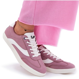 Zapatillas de deporte para mujeres Lee Lian Women Low 50251005.72g Purple violeta 18