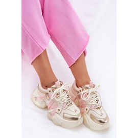 GOE Zapatillas de deporte de cuero para mujeres en un beige rr2n4031 enorme rr2n4031 8