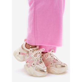 GOE Zapatillas de deporte de cuero para mujeres en un beige rr2n4031 enorme rr2n4031 1