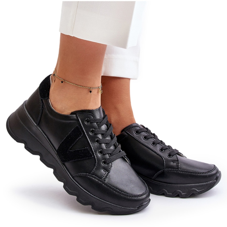 Vinceza 7918 Deportivas Mujer Piel Negro 4