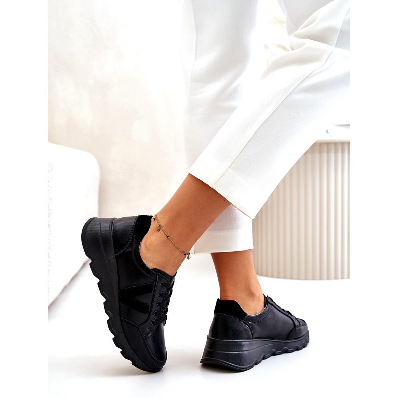 Vinceza 7918 Deportivas Mujer Piel Negro 3