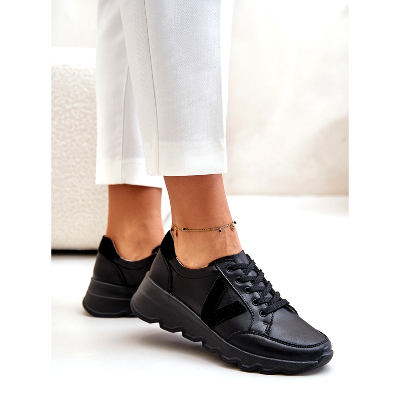 Vinceza 7918 Deportivas Mujer Piel Negro 2